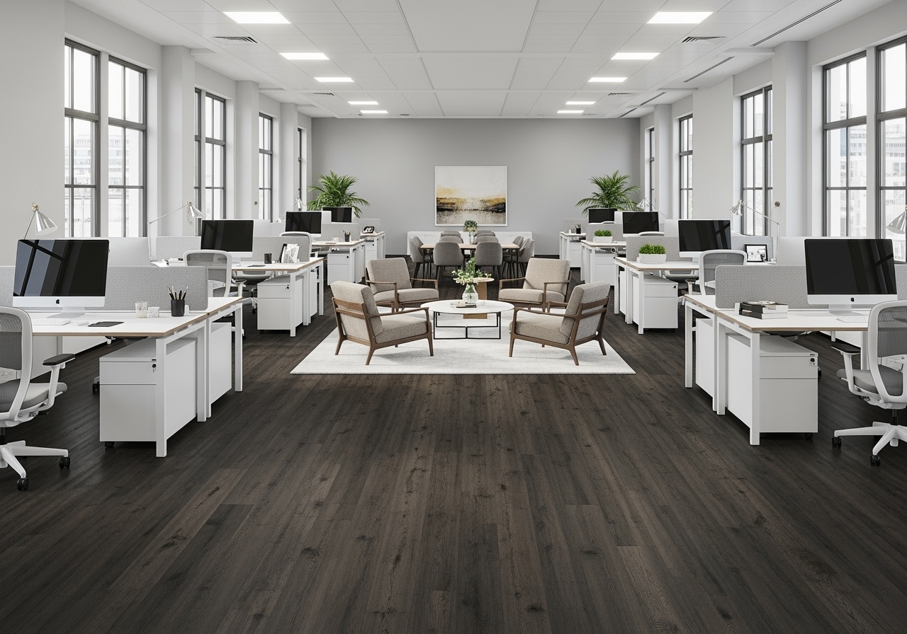 Ứng dụng sàn nhựa trong văn phòng